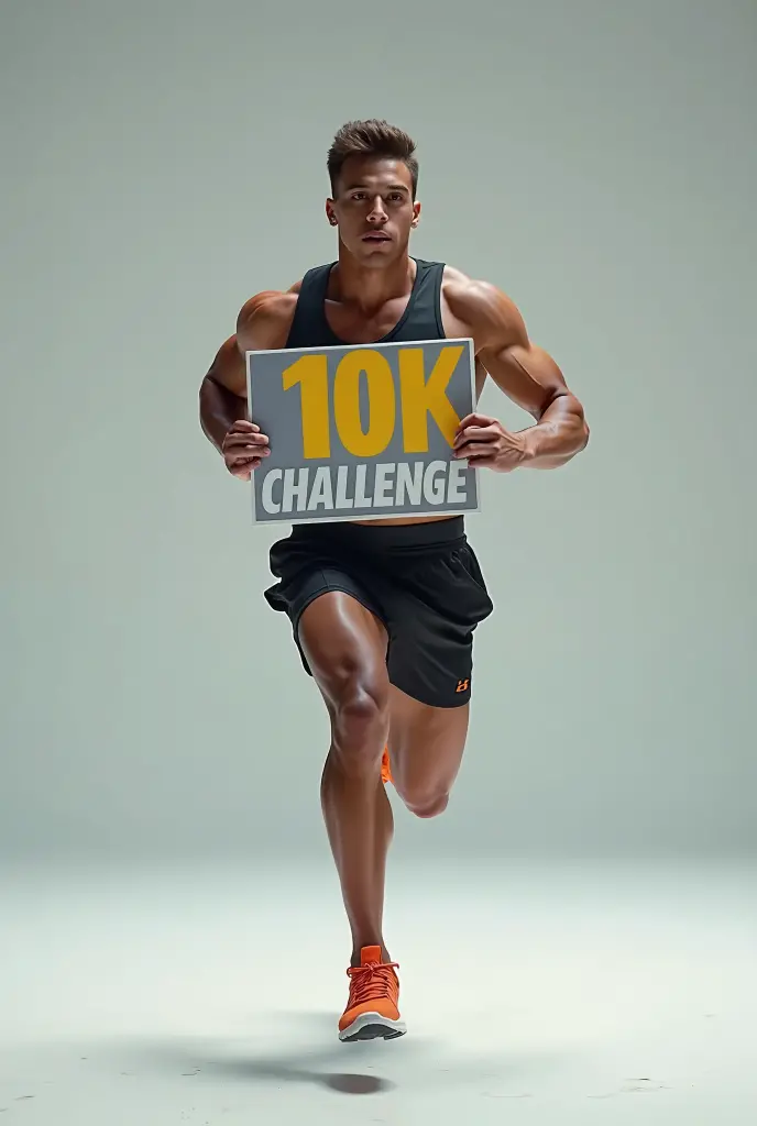 man who only has one leg, wearing only one Nike shoe, with a 40% off promotion%, this is an image to sell a one-footed shoe.
