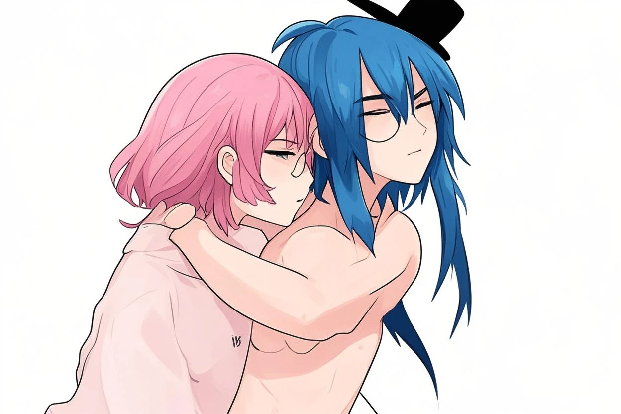 nsfw,1boy,1girl,nude,sex,hetero, face to face,hug,{{{{{girl lying face up on bed}}}}},leg lock,Cute girl, bright orange and dark black, thigh-high socks, gothic style, small bust, witch's clothes, simple background,{{blushing}}, expressionless, {{loli}}, orange hair, yellow-green eyes