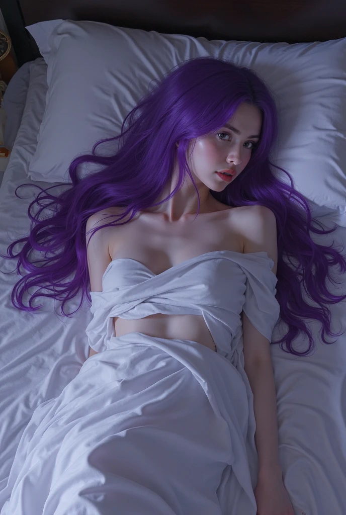 Dark purple hair