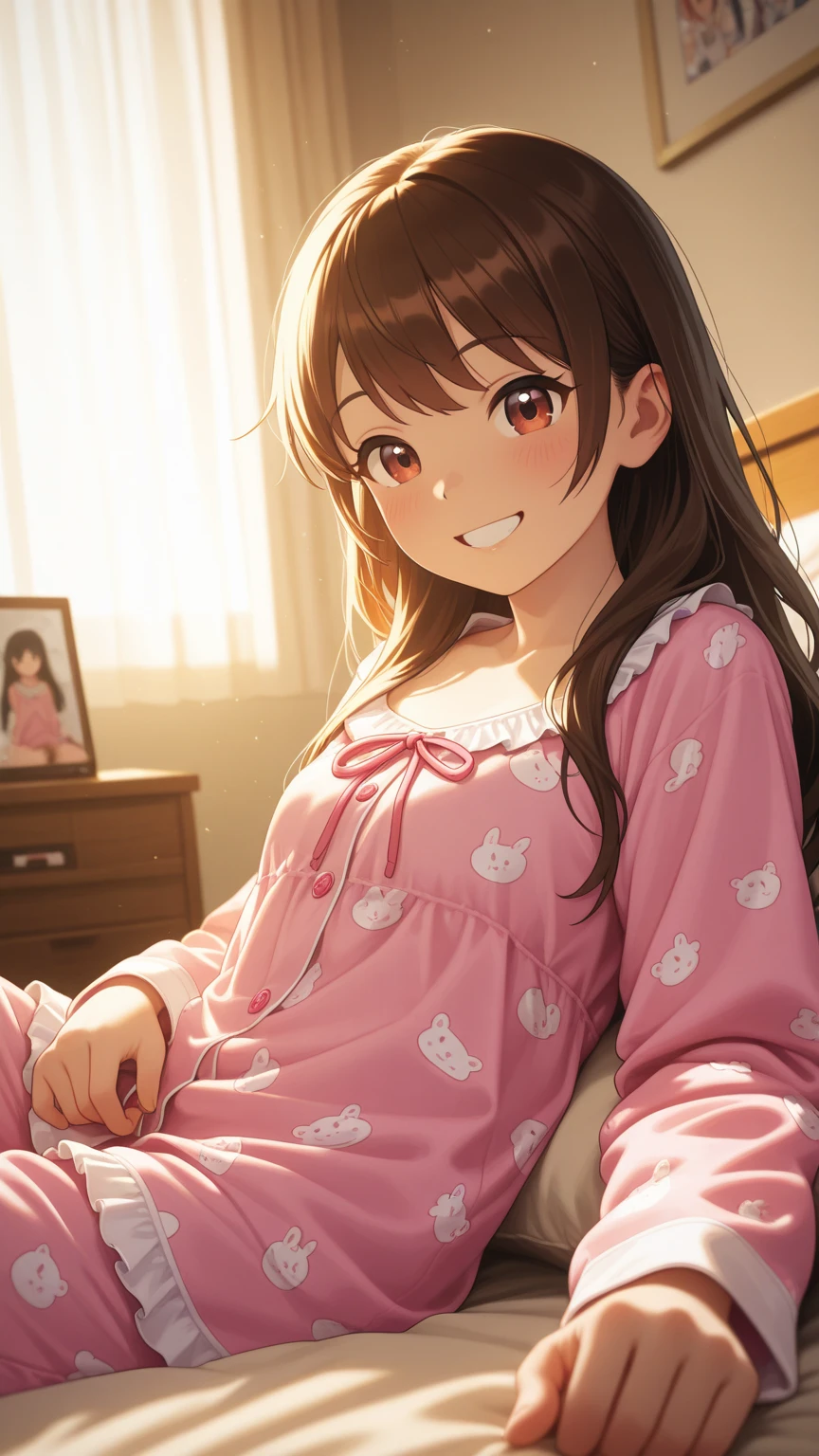 Figurines anime girl in cute loungewear 