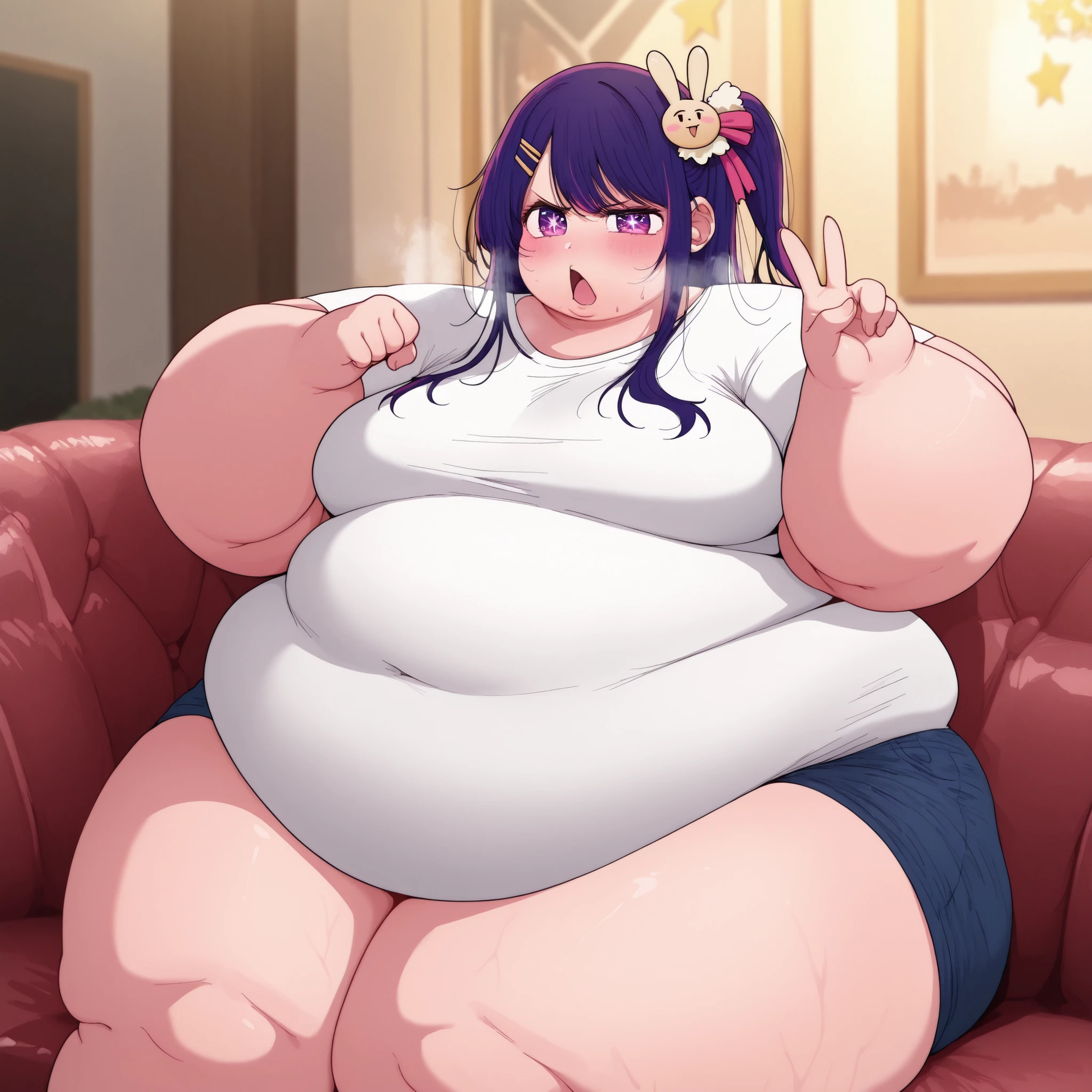 an enchanting woman, kissing her husband, rubbing her huge belly, Wearing white bra, grabbing her belly, bulging diaper, huge diaper, diaper growing bigger and bigger, holding her growing diaper, diaper puffing up like a balloon about to explode, diaper so fat and full and lumpy, diaper massive, diaper filling up whole screen, sitting on giant puffy diaper like a cloud