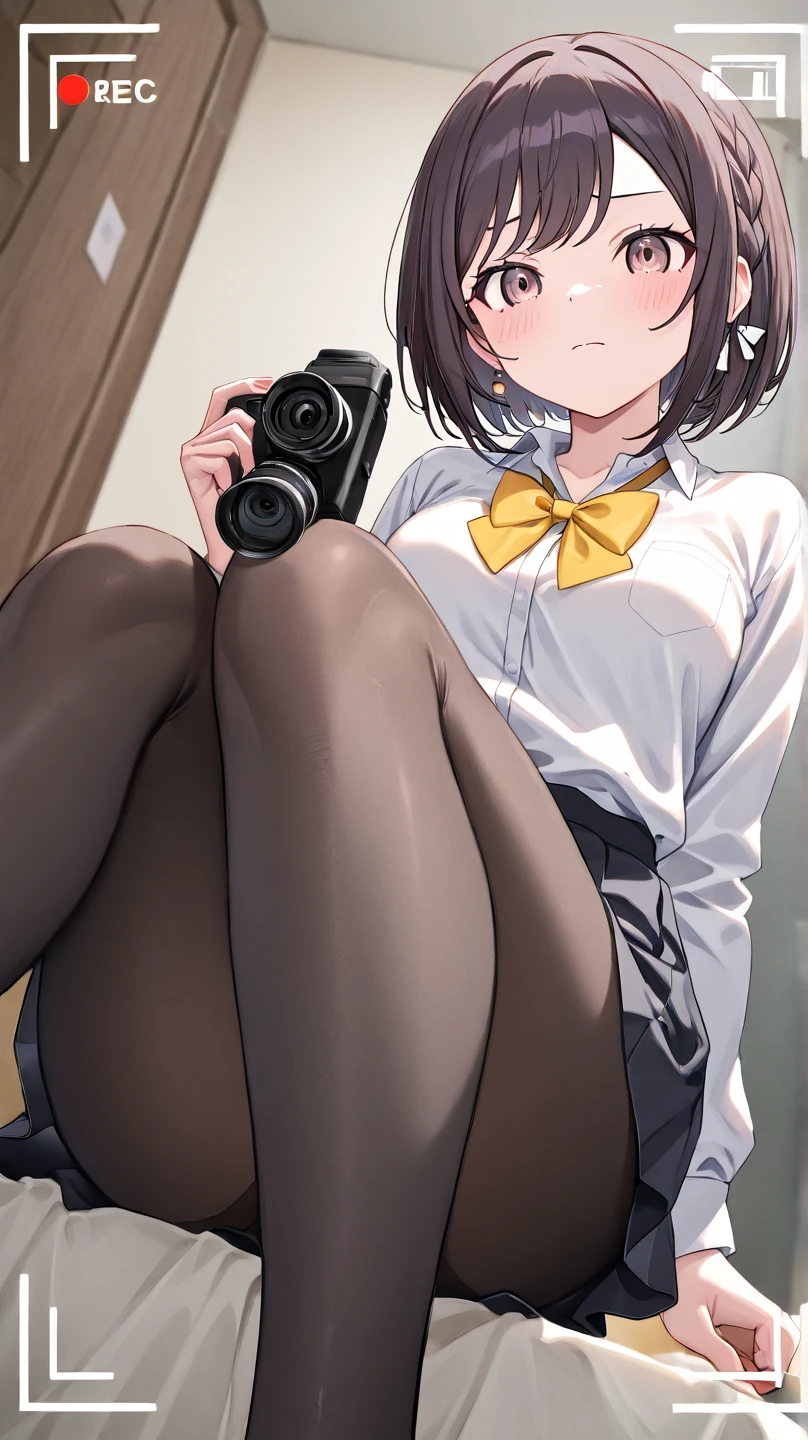 (Filming:1.7),
(girl trembling with sexual climax:1.3),
(full body),
(short brown hair),
(Business suit),
(pantyhose torn:1.4),
(show off nipple),
(vagina insert dildo),
(double peace:1.1),
(ahegao:0.8),
(Masterpiece),
(Best quality),
(high resolution:),
(absurdness),
(8k),
(8k wallpaper),
(RAW photo),
(realistic),
(photo realistic),
(extremely detailed)