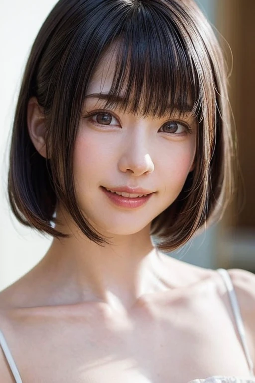 (software:1.8、masterpiece, highest quality),1 girl, alone, hyper Realistic, Realistic,Realistic, Looking at the audience, Light brown eyes:1.4,Brunette Short Bob Hair with highly detailed shiny hair, Brightly colored winter clothes, Lepangas:1.4), Outdoor, Mouth closed, Upper Body、big chest eye、eyelash、{Hugeな|big chest|Hugeなな|Mega} whole :2, chestの谷間:2、(((big chest eye、Short Bob Hair、Highlights from Students、Looking at the audience、She is very beautiful and cute、Show me your ears、Long neck、smile、Close your mouth and smile、Bangs and beautiful teeth)))、Ideal body type、(Nothing is drawn、Very beautiful pure white background:1.6)、美しいLong neck:1.4、(({Huge|big|Hugeな|Mega} chest, chestの谷間:2、Upper Bodyは服を着ていない:1.6))、(((Portraiture:2)))、Perfect Anatomy