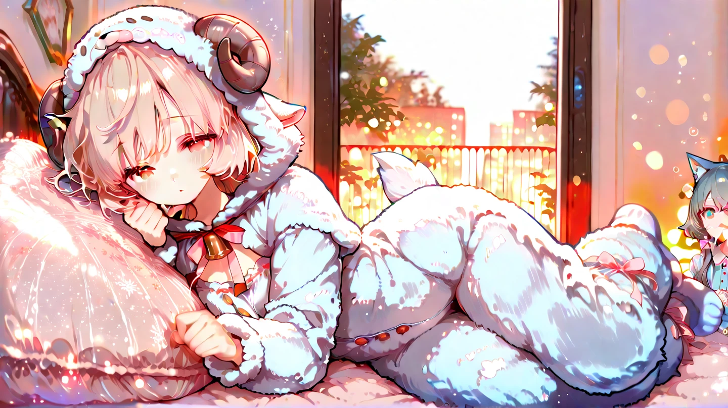 (Bright environment: 0.8), HD, masterpiece, high quality, abstract res, number\(artwork\), From dagasi, Yes, Seizan, (Flower Charcoalo, Fluffy fur, character focus: 1.1), Flower Charcoalo Male Fox, short hair, portrait,Room, Lying in bed , Bright Eyes, panoramic, character focus. (background: 0.8), Solitary, hairy, hairy Male, Male focus, Flower Charcoal, (Body hair, hairy tail, White fur, blue eyes, White hair, panties, Smile, Lift your legs, barefoot, Pink meat pad: 1.2), (Canines: 1.2), (external: 1.1), Express enjoyment, Sweat soaked