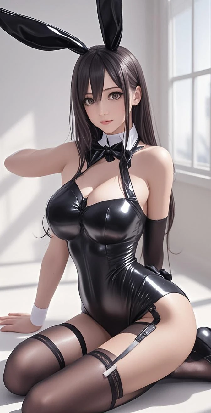 (((Black Bunny Girl Hair Band)))、(((Twin-tailed)))、(((Hair that flutters in the wind)))、Photorealsitic、超A high resolution、Convoluted、ultra-detailliert、(dent in the skin)、Cute、Feminine、Detailed body、Medium chest、(A detailed face: 1.1)、(Outline of the iris)、(Hydrocore Lens)、(perfect eyes)、4K、Beautiful fece、(masterpiece: 1.2)、(top-quality:1.2)、Multiple beautiful women、wide-hips、slenderbody、doress、ふしだらな、Awkward seductive pose、stripper、In a club、Dancing、Black theme、crouching down、Open your crotch、Optimal ratio of 4 fingers to 1 thumb、actionpose、(((Looks Back))) 、(((Inside the house of mirrors in the amusement park))) 、((Enamel Knee High Boots))、((Enamel Long Gloves)) 、(((maikurobikini)))、(((Bunny girl collar and black bow tie)))