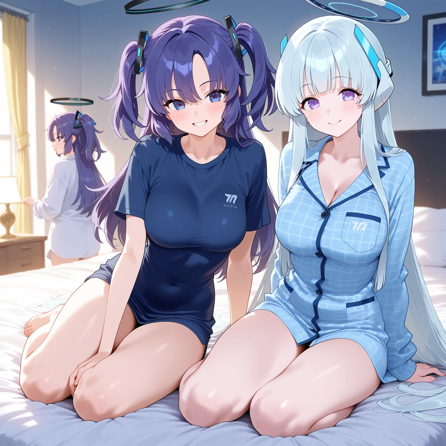Silver hair, The handmaid's masterpiece, Best quality, Ultra-detailed, illustration, epic lighting, Cinematic composition,1girll,(Camel toes:1.6)Show with open legs,White transparent one-piece stockings,Transparent clothes,((Masterpiece,Best quality((brunette color hair,Yellow-haired,Pink hair,Green hair,Yellow-haired,blond hairbl,blue colors,light blues,Light pink,Light gold,greys,red colour)(short detailed hair,long whitr hair,dual horsetail,Qi bangs,mid hair)(Light blue eyes,Red eyes,White eyes,Cyan eyes,green color,purpleish color,),A high resolution,,Happy expression,fanciful, facing front, black lence stockings,Camel toes,(White one-piece transparent clothes,Pink one-piece transparent clothes,Clothes transparent,Cyan one-piece transparent clothes,Dead reservoir water)(The legs are open,Open your legs,showing panties)8K quality,,Lie down in bed。)),1girll, (Pool scene,Market scene,Warehouse scenario,Storage room scene,Royal Palace scene,Deep forest scene,Street view scene) Waist Striker Top 1 girl,(Camel toes:1.6)Show with open legs,White transparent one-piece stockings,Transparent clothes,((Masterpiece,Best quality(brunette color hair,Yellow-haired,Pink hair,Green hair,Yellow-haired,blond hairbl,blue colors,light blues,Light pink,Light gold,greys,red colour,brunette color hair,whaite hair)(short detailed hair,long whitr hair,dual horsetail,Qi bangs,mid hair)(Light blue eyes,Red eyes,White eyes,Cyan eyes,green color,purpleish color,),A high resolution,,Happy expression,fanciful, facing front, black lence stockings,Camel toes,(Camel toe 1.6)Camel toes are pronounced,(White one-piece transparent clothes,Pink one-piece transparent clothes,Clothes transparent,Cyan one-piece transparent clothes,Dead reservoir water)(The legs are open,Open your legs,showing panties)8K quality,)1girll, (Pool scene,Market scene,Warehouse scenario,Storage room scene,Royal Palace scene,Forest scene,Street view scene) Push forward at the waist, Camel toes are shown