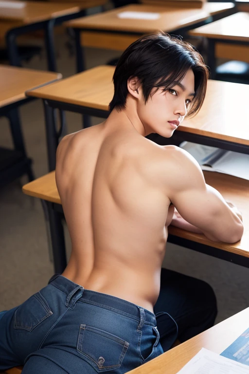 Classroom,lectern,blackboards,((tight micro g-string)) , latex g-strinale people,cool guy,Hermaphroditic men,bare chest,leg loopoots,damp hair,flowingwater,perspire,spread their legs,Masturbation,mtu,cool guy,leg loops,micro g-string,Get wet,,damp hair,The light is even,male people,leg loops,espadrilles,cool guy,Short broken hair,(feet up spread their legs),Masturbation,cool guy , handsome man ,frontage,Face the computer,,Hipsters,Earphone,intercom,microphones,androgynous male,scowling,His face was flushed,bite lips,is shy,cool guy,handsome guy,Bare legged,Delicate facial features,smooth thigh,Cocked buttocks,Open your leglushed,Hermaphroditic men,Asian male,stockings,smooth thigh,mtu, mascular, cool guy,Masculine face, Attractive,, ((1人))), tmasterpiece, absurdereest quality at best, Complicated details, (shiny skins, , Shiny oily glowing skin, shinny hair, Pale complexion), Attractive, ((musculature)), Aig butt) , Watching Viewers True 4K light and shadow , ((only male) , (only man) , sexy face , seductive look , nsfw , (slut expression) , (whore expression) , (blush) , (smirk face) , ((big fat butt)) , (handsome) , foot