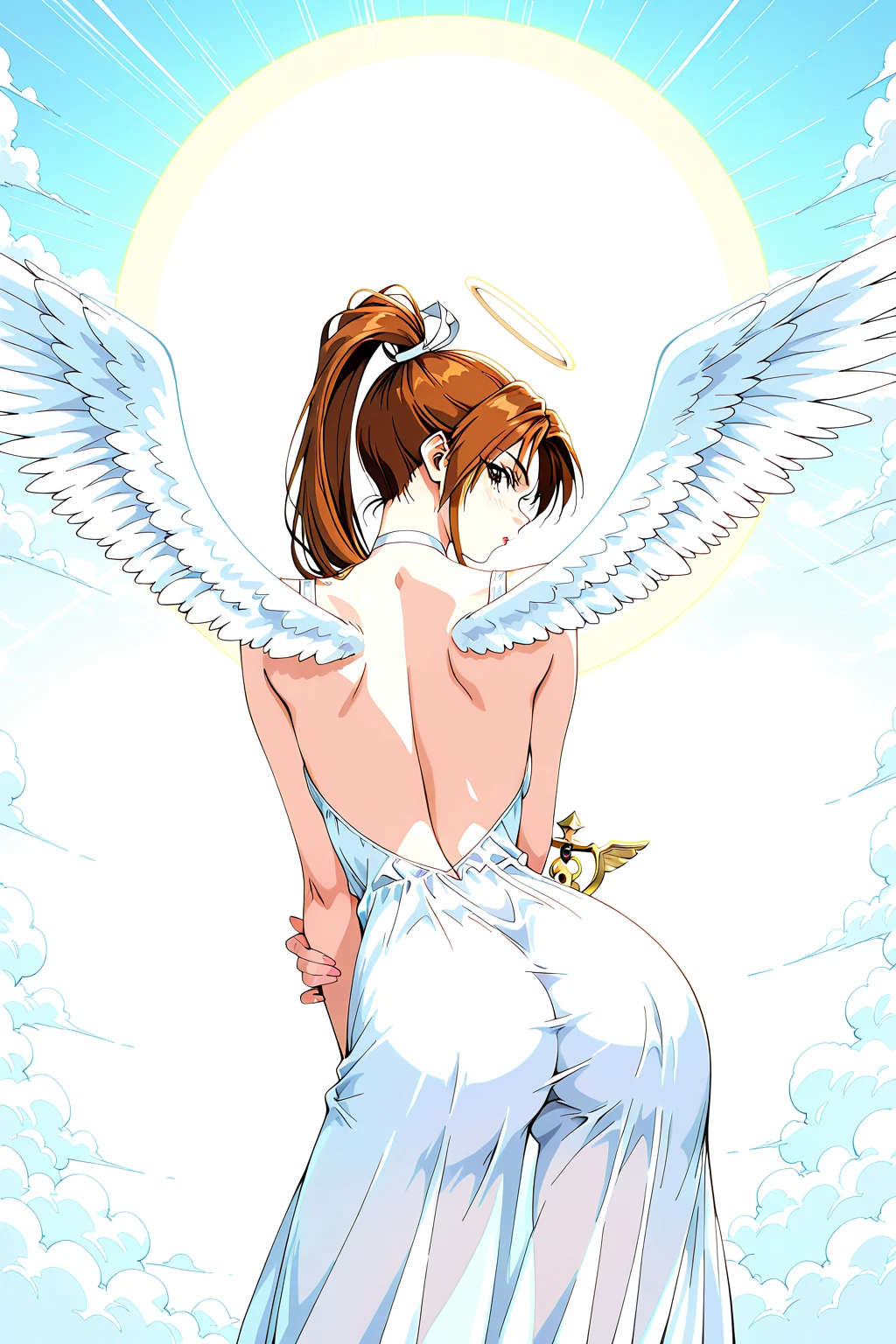 (score_9), (source_pony), (Pegasus), ((anthro young o.c pony 1.1)), (nude), sexy, blushing, lidy eyes, satisfied look, anatomically correct, flat chest, solo, cute, high res, realistic long brown hair, legs spread, very petite body, Thin legs, thin, on back, short, nipples, collarbone, hip bones, ribs, lying down, skinny body, pelvic line, bottom lip,