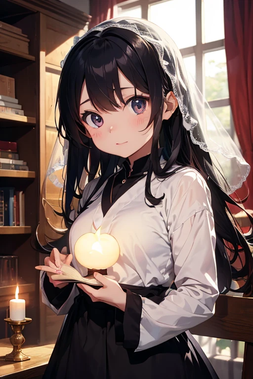 babydoll, (((masterpiece))) , (((best quality))) , anime style, 2d, adorable anime absurdres, Weird Meiji Era (glamourous 1girl, solo:1.2) , she is looking evil, Writing, she has a kawaii amulet of Cleansing, Foggy conditions, Screen print, Primitivism Art, Film grain, realistic and detailed, anime sketch, cool colors, theatrical, intricate artistic color, ambient illumination, elaborate