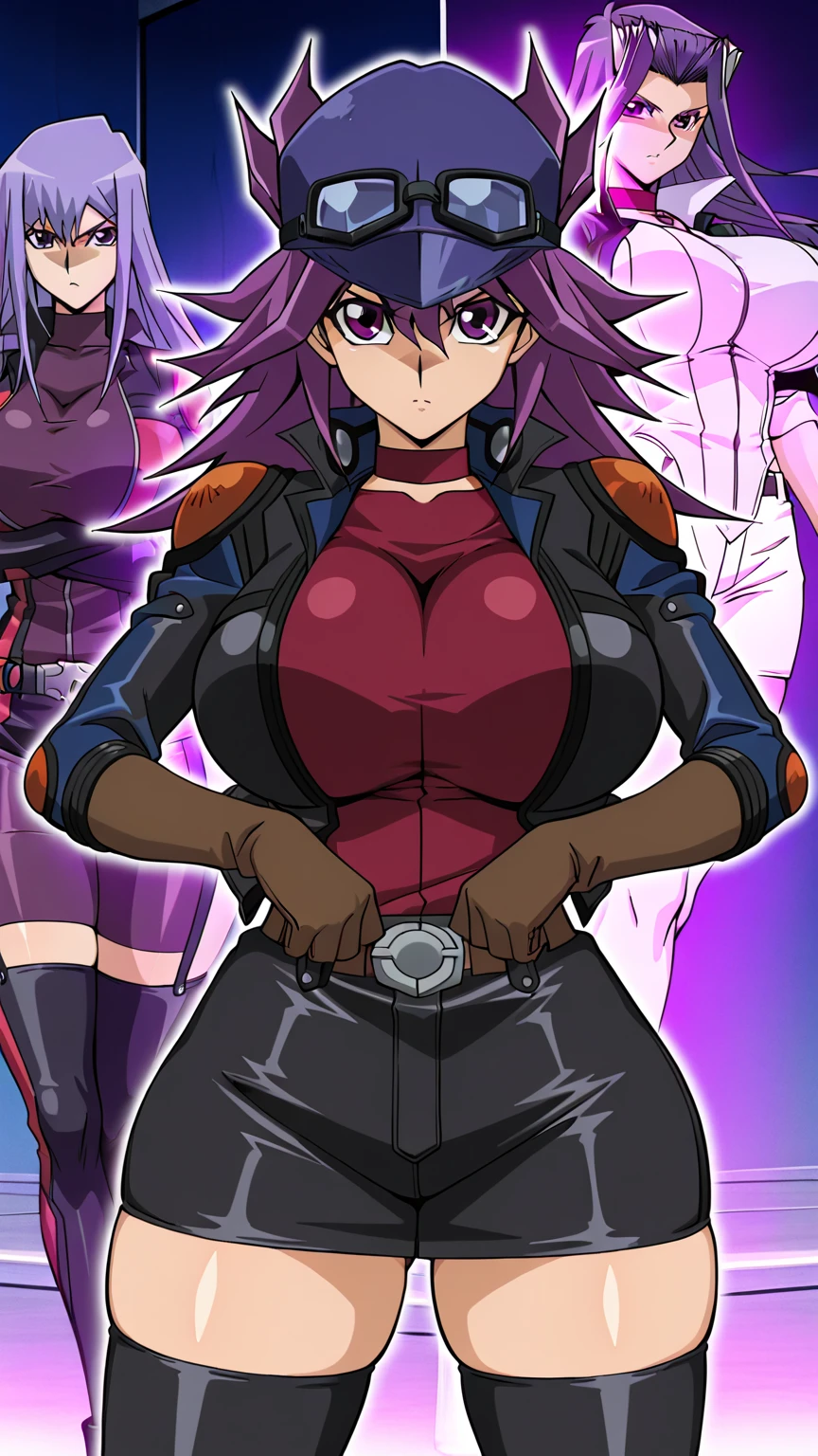 Misato Katsuragi, Evangelion, EVA 01, vestido corto, Japan, sexy, obra maestra, obra maestra, renderizar, NIKON, 1.8f, bokeeh, luces tenues, No guantes, hermosa, purple hair, cabello morado, ojos hermosos, perfecta, cuerpo perfecto, belleza