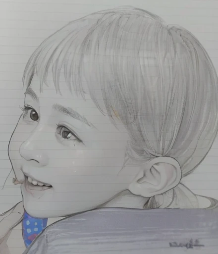 Realistic color photography style、Smiling emphasizes nasolabial folds. Make the chin a little thinner and accentuate the nasolabial folds.、I want it to look more like a color photograph............。3 year old boy, Xu々To、Clearly visible、鼻から口Toかけての深いほうれい線を強調します、Generate left and right dimples、Show me your beautiful smile.。Make your eyes look cute with double eyelids.、Cute little boy singing with a microphone、両方の瞳を綺麗To生成する
