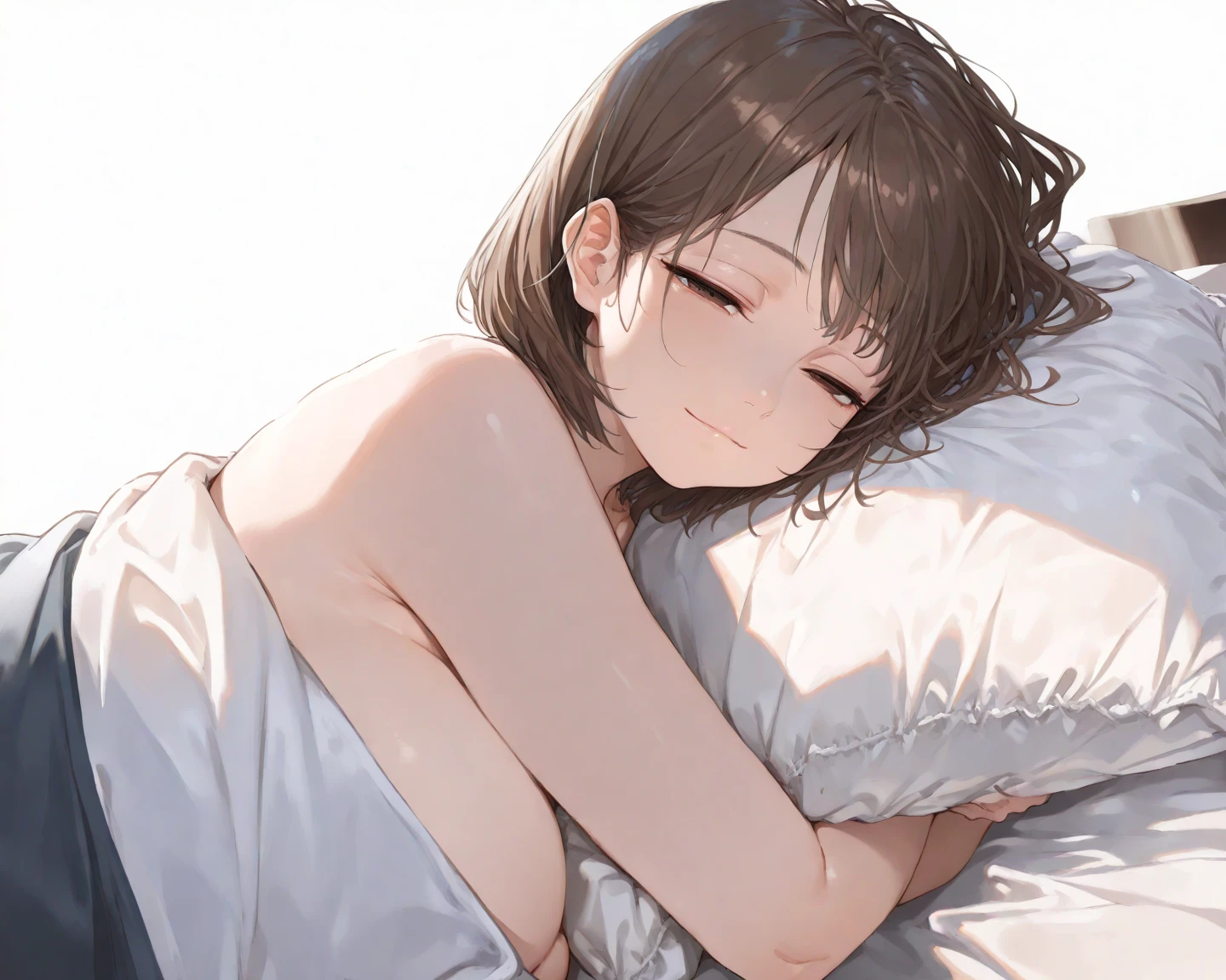 Browsing Caution,Sweat,White Breath,Megumi Amanoはスキだらけ,Megumi Amano,Sleep on your back,room,Side view,Ahegao