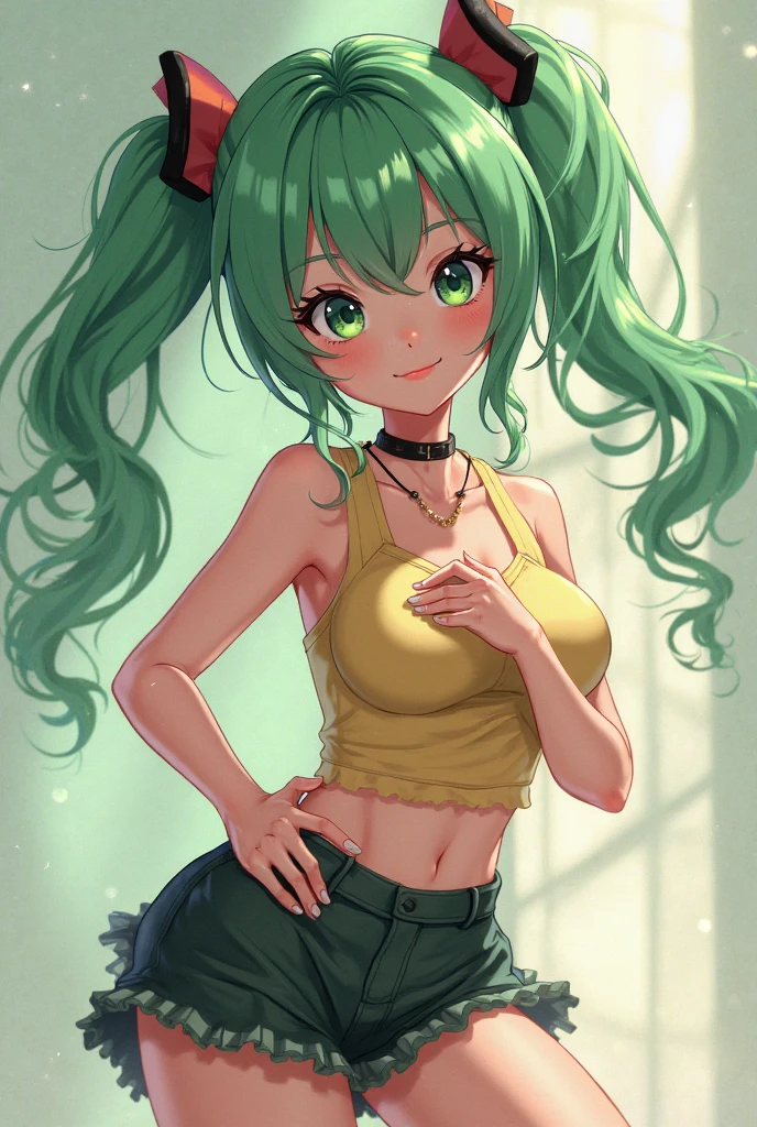 (Best quality, 8k, 32k, Masterpiece, UHD,:1.2),RAW, 1girl,ultra cute , natural lighting,transparent shining eyes, 20yo ,fair complexion, long hair, french braid, flushed face,femur, green hair, cat ear, medium hair, ponytail, ((green bra and panties:1.3)), ((all fours)), From Below, medium breast, Emphasizing the Cleavage, smiling, shy, sexy, lace trim, lace Details, nude, naked, on bed, shiny, wedgie, heart mark, ((cat tail)), Closeup shot