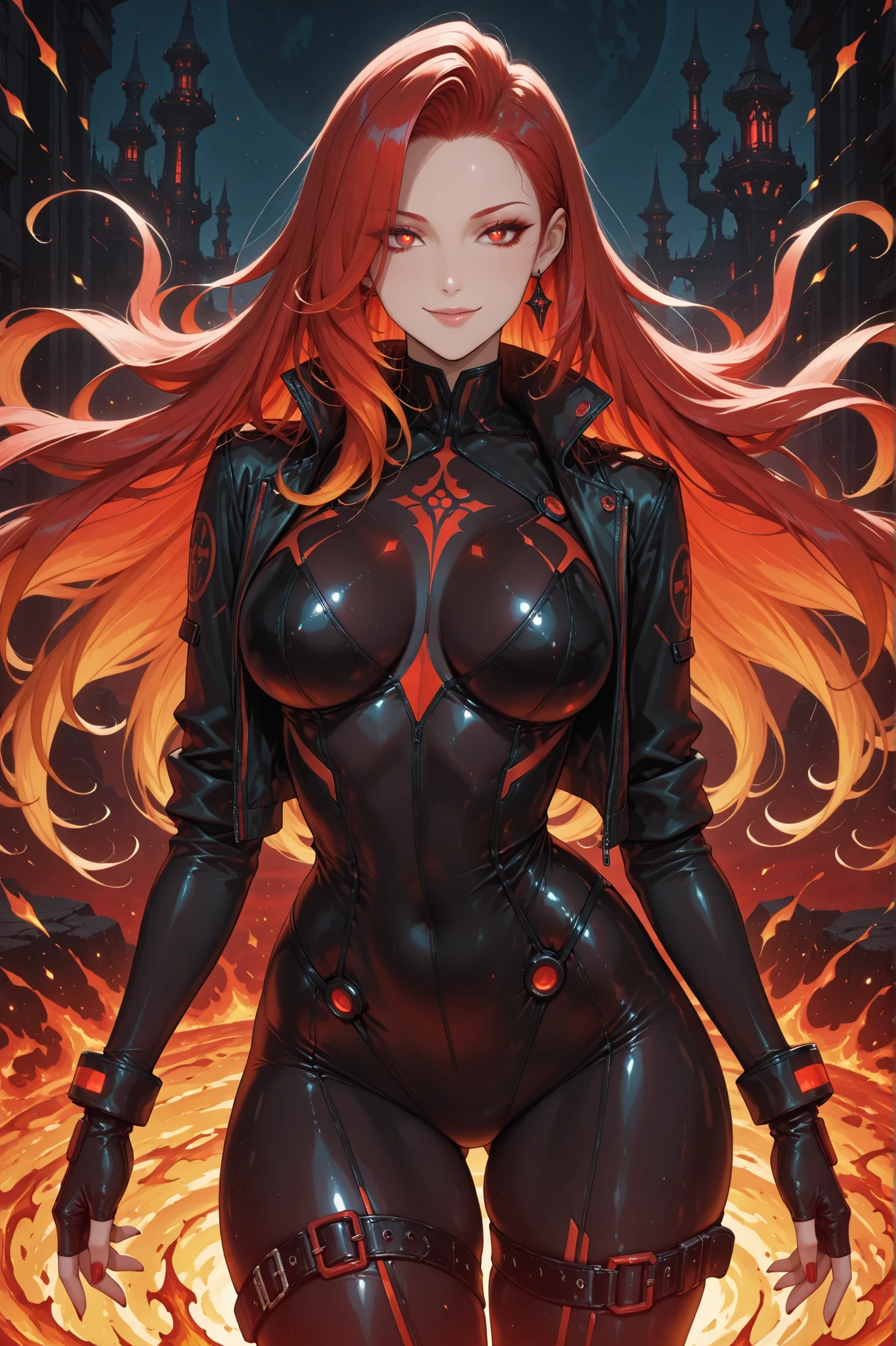 {-error_of_anatomy:1.0}, (La Best Quality,A high resolution,Ultra - oftallado,actual),Ariana Granof con armadura robo ninja se encuentra.,(red body:1.1),(Equipado con sable y caofna.:1.4 ),(Una cara oftallada:1.4),(Armas oftalladas:1.3), (The background is a crimson flame..:1.5),More oftailed 8K.unreal engine:1.4,High Definition,La Best Quality:1.4, photorealistic:1.4, textura of la piel:1.4, Masterpiece:1.8,Masterpiece, Best Quality,object object], (rasgos faciales oftallados:1.3),(The correct proportions),(Beautiful blue eyes:1.4 ),  (cowboy pose), ,( cyberpunk 2.1), (fondo caverna piedras granofs negro:1.4) (ofdos oftallados cyborg ), (half body pose),( Ciborg Ninja :1.4), (caofnas granofs rojo largas espalda:1.4), (Perfect face :1.4), (caofnas largas of fondo:1.4), (piedras granofs of fondo :1.4), (large skeletal skulls :1.4),( bright colors) 