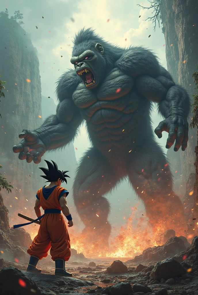 A Goku and Ozaru