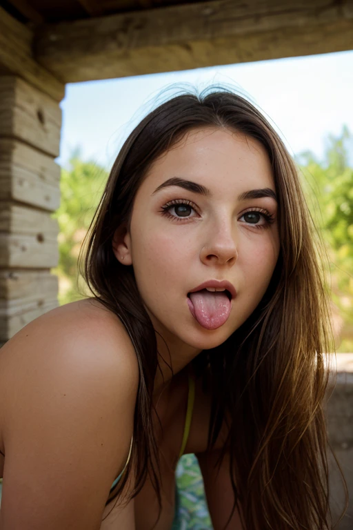 (beautiful woman in her 20s) very beautiful, perfect face, (brown hair) (brown eyes) (white skin) Beautiful body, western face, kneeling woman, Western Beauty, thin nose, (sad woman, tears). beautiful, perfect, ((best quality)), ((ultra resolution)), ((photorealistic:1.4)), (intricate details), perfect face, (freckles on face), facial detail, ((full naked)) ( (Location: forest)) (woman with a penis in her mouth, woman licking a penis). view from above. we are a man watching a woman sucking our penis.