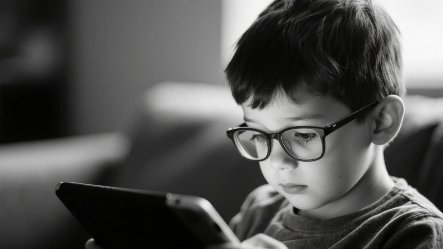 guttonerdvision4, a 3-year-old boy wearing glasses, wearing pajamas, with well-detailed skin and face, sitting in his house drinking coffee and reading the newspaper quietly. The scene takes place in an avoncosy room with soft lighting, abajour illuminating the scene.  Pastel colors and a touch of noir make the scene retro. Hyper detailed environment, super realistic and brings a touch of designer alex ross