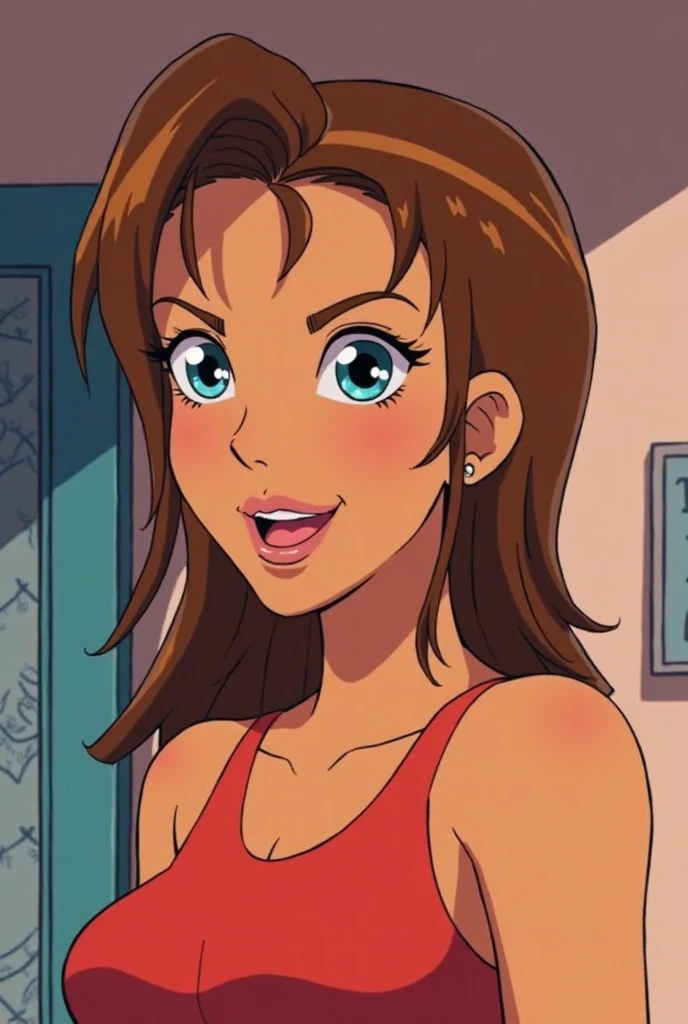 Velma from scooby doo showing her boobs and nipples while taking a selfie