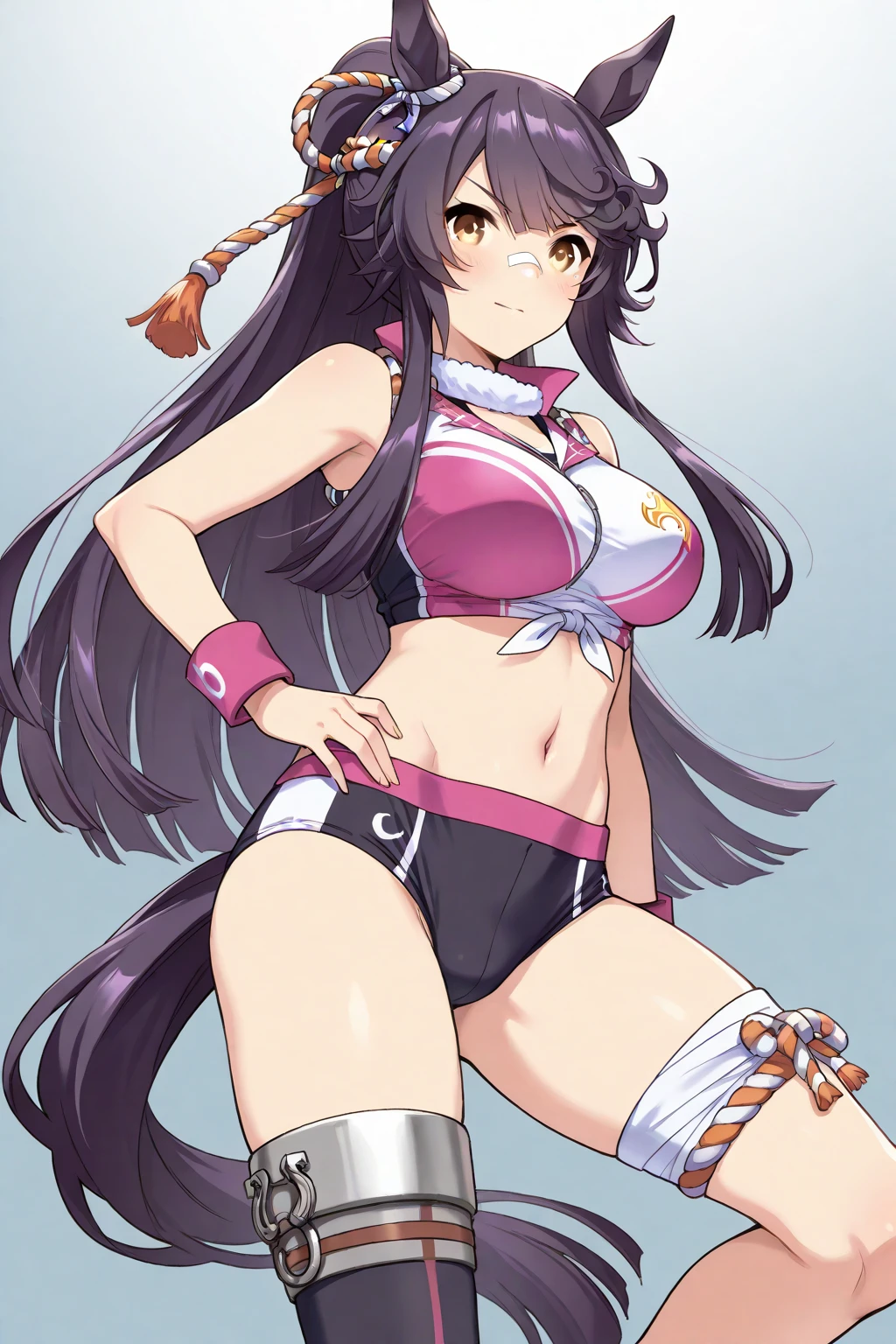 Shinobu Kochō, kimetsu no yaiba anime, sexy body, big tits, bikini