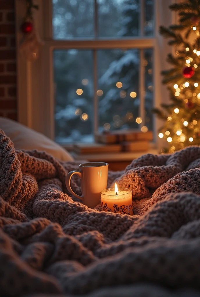 A cozy night wrapped in blankets, cocoa, and soft whispers