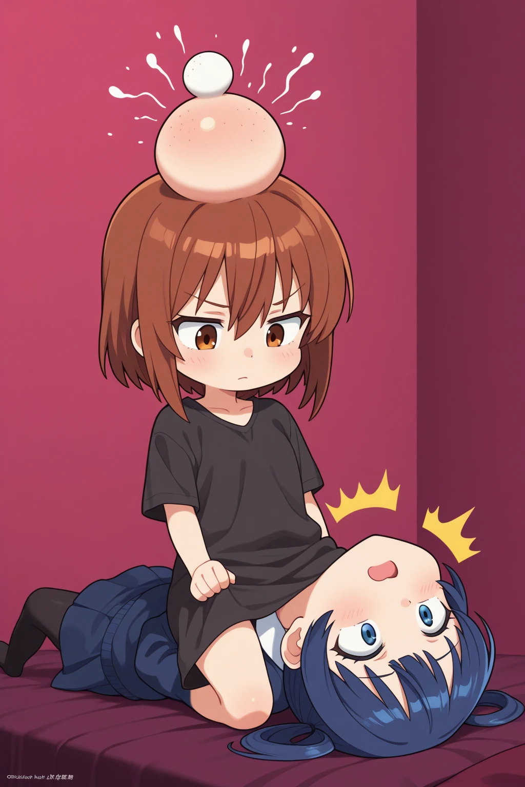 NSFW Maddie fenton, raping her son, a sexy milf, mature body, pixiv artwork, masterpiece, completely naked, a young premature boy is forcibly fucked by her, orange hair, bobcut, no panties, curvy toned physique with big breasts and ass and tiny waist, wicked horny look in her eyes, a wicked grin of dominance on her face, dominating boy, dominant, fucks boy against his will, rapes a young boy, holds boy against his will, forcing boy to cum, having sex against boy's will, stealing his virginity, she is loving every moment, the boy is going crazy from pleasure