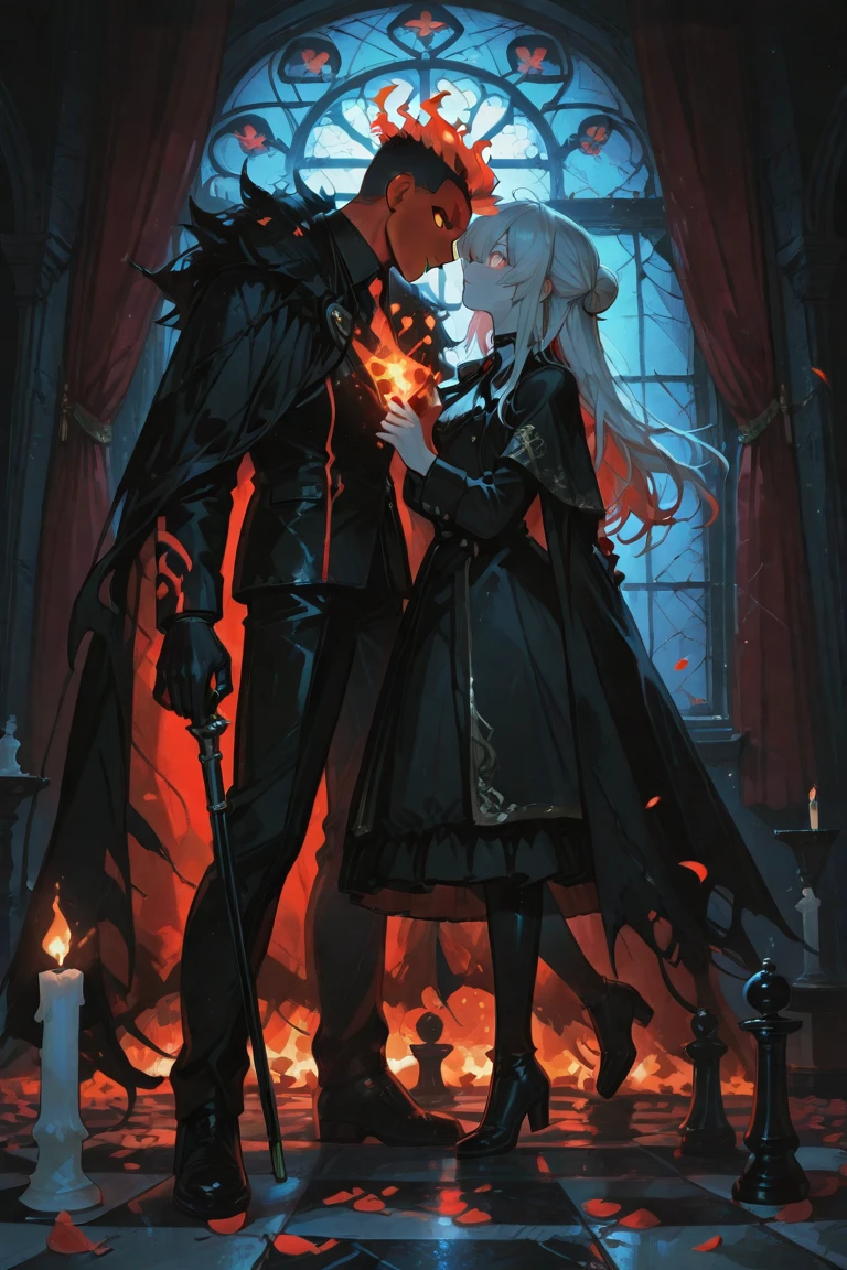 masterpiece, Highest quality, High resolution,(Highest quality,4K,High resolution,masterpiece:1.2),Very detailed,Realistic:1.37,masterpiece, Highest quality, Exquisitely crafted, woman, beautiful, elegant, smile, Blood, iridescent Long Hair, bangs, skirt, shirt, Long sleeve, Frills, shoes, (Red and Black:1.4), flower, spooky, Horror, head蓋Bones, Long Hair, Black Hair, Candles, Blood, hair flower, Dead, hair ornaments, Bone, 人形Horror (theme),spooky altar background,Dark fantasy,Red color scheme,Ominous atmosphere,eyeを引く,Storytelling,Anime Style,Concept Art,beautiful細部までこだわった顔と (((赤いeye ))),A terrifying ritual ,Satanic Ritual,humanoid,クレイジーなsmile,Scythe Face,Girl Monster, beautiful, Delicate facial features, 鋭いeye, Sharp Fangs, 青White skin, blonde,robot,Cursed Painting, Dark Background, Cinema Lighting, Dramatic Shadows, Gothic style, Gloomy atmosphere, Dark fantasy, One Girl, , Please open your mouth wide, Open your mouth and baring your teeth,Sharp teeth like a beast, Wide lips, very wide mouth, Vermilion cheeks, ,(Bloodしぶき:1.4),Scary smile, smile,Fallen angel design, ねじれたsmile、Bloodまみれの、headからの出Blood,、Bloodしぶき、,(Bloodしぶき:1.4),Crossbones, head蓋Bone,Horror 一人の男の子, Cream colored hair, blonde, Pearly hair, nice boy, Pure white angel wings, Loose-fitting clothing, Larger clothes, dark red eye, eyeの下のたるみ, dark circles under eye, やみcute, Fluffy hair, Voluminous Hair, skinny, slim, very skinny, Androgynous, cute, spooky, short hair, Horror, Faded colors, White skin, spooky, Unnaturally thin, I'I am hungry, eye, eye in background, sharp eye, Long eyelashes, Under the eyelashes, Loose shorts, レースshirt, Frillsshirt, Tie the ribbon'head, Detailed clothing, A loose cardigan, Open cardigan, 滴るBlood, that'terrible, nightmare, Haunted, stitch, patchwork, string, Injury, hell, Injury on arms, self-harm, cut, Black Fingers, factory, Abandoned, A dismembered ghost,Many heads,Many heads,Lots of faces,Multiple faces,Multiple Girls,Frolicking Girl,複数のwoman,tea ,クレイジーなsmile,look up,Face shot,Scythe Face,Girl Monster, slave,beautiful, Detailed portrait, Delicate facial features, 鋭いeye, Sharp Fangs, 青White skin, Thick chain, Dark Background, Cinema Lighting, Dramatic Shadows, Gothic style, Gloomy atmosphere, Dark fantasy, One Girl, , Please open your mouth wide, Open your mouth and baring your teeth,Sharp teeth like a beast, Wide lips, very wide mouth, Vermilion cheeks, ,(Bloodしぶき:1.6),Scary face, Laughter Witch design, ねじれたsmile、Bloodまみれの、headからの出Blood,,、Bloodしぶき、,(Bloodしぶき:1.6),Crossbones, head蓋Bone, , Horrorスタイル, ((Fantasy Witch Costume)), ((Flowing white hair)), ,(Bloodしぶき:1.6),womanの曲線, Large Breasts, Thick thighs, Sexy flat stomach, Perfect hands, Perfect anime face, ((dark lolita dress)), Are standing, ((邪悪なsmile)), ,(Bloodしぶき:1.6),Victorian cities, gaslight, Steam circulates, Moonlight Illumination, night lighting, A sky filled with stars and galaxies,disaster々new devil horns,,(Bloodしぶき:1.6),アニメゾンビWitch design, ねじれたsmile、Bloodまみれの、headからの出Blood,,、Bloodしぶき、,(Bloodしぶき:1.6),Crossbones, head蓋Bone,,Photo Background,Wide Shot,Scythe Face,Girl Monster, slave,beautiful, Detailed portrait, Delicate facial features, 鋭いeye, Sharp Fangs, 青White skin, Thick chain, Dark Background, Cinema Lighting, Dramatic Shadows, Gothic style, Gloomy atmosphere, Dark fantasy, One Girl, , Please open your mouth wide, Open your mouth and baring your teeth,Sharp teeth like a beast, Wide lips, very wide mouth, Vermilion cheeks, ,(Bloodしぶき:1.6),Scary face, Laughter Witch design, ねじれたsmile、Bloodまみれの、headか