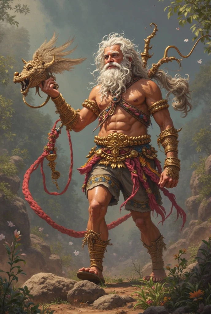 A man, a mythological figure
