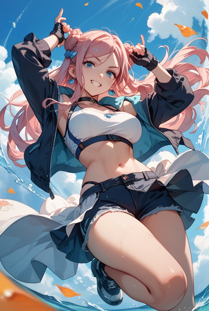 ,highres,best quality,absurdres,incredibly absurdres,game cg,landscape/scenery,available light,
BREAK
1girl,fellatio,jyojifuku,skirt,thighhighs,pastel color clothe,(loli:1.2),(petite:1.3),uncensored,from_side,m_legs,standing_split,_leg_up,squatting,_open_legs,(clothes_pull:1.2),(strap slip:1.3),lifted_by_self,(cleft of venus:1.1),front view,(small areola:1.5),(child:1.2),two side up,(camisole:1.2),sweat,(a plain camisole:1.1),(white camisole:1.1),naked breasts,flat chest,cum in pussy,surprised,panties,panties aside,
