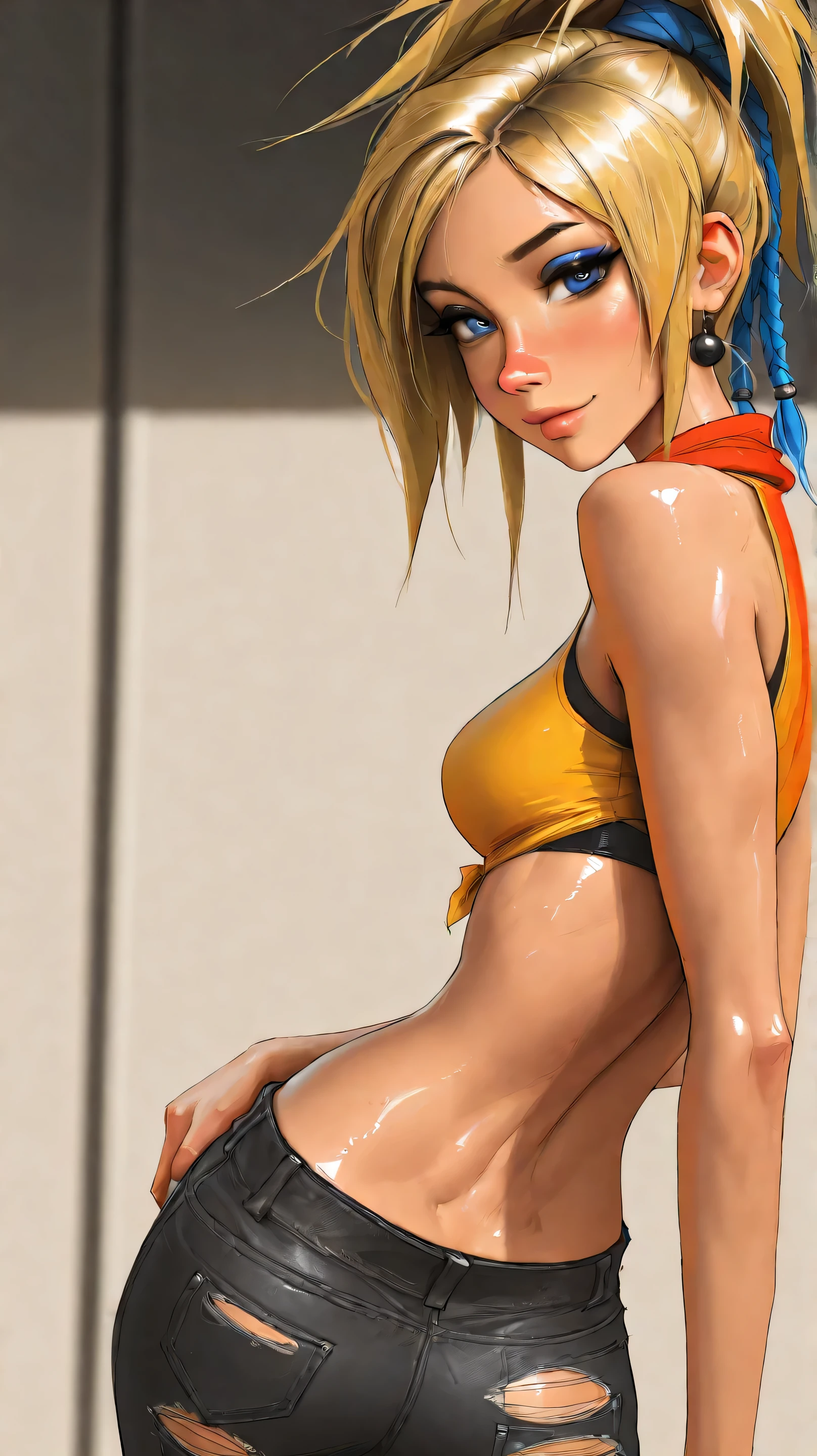 cute girl, repair