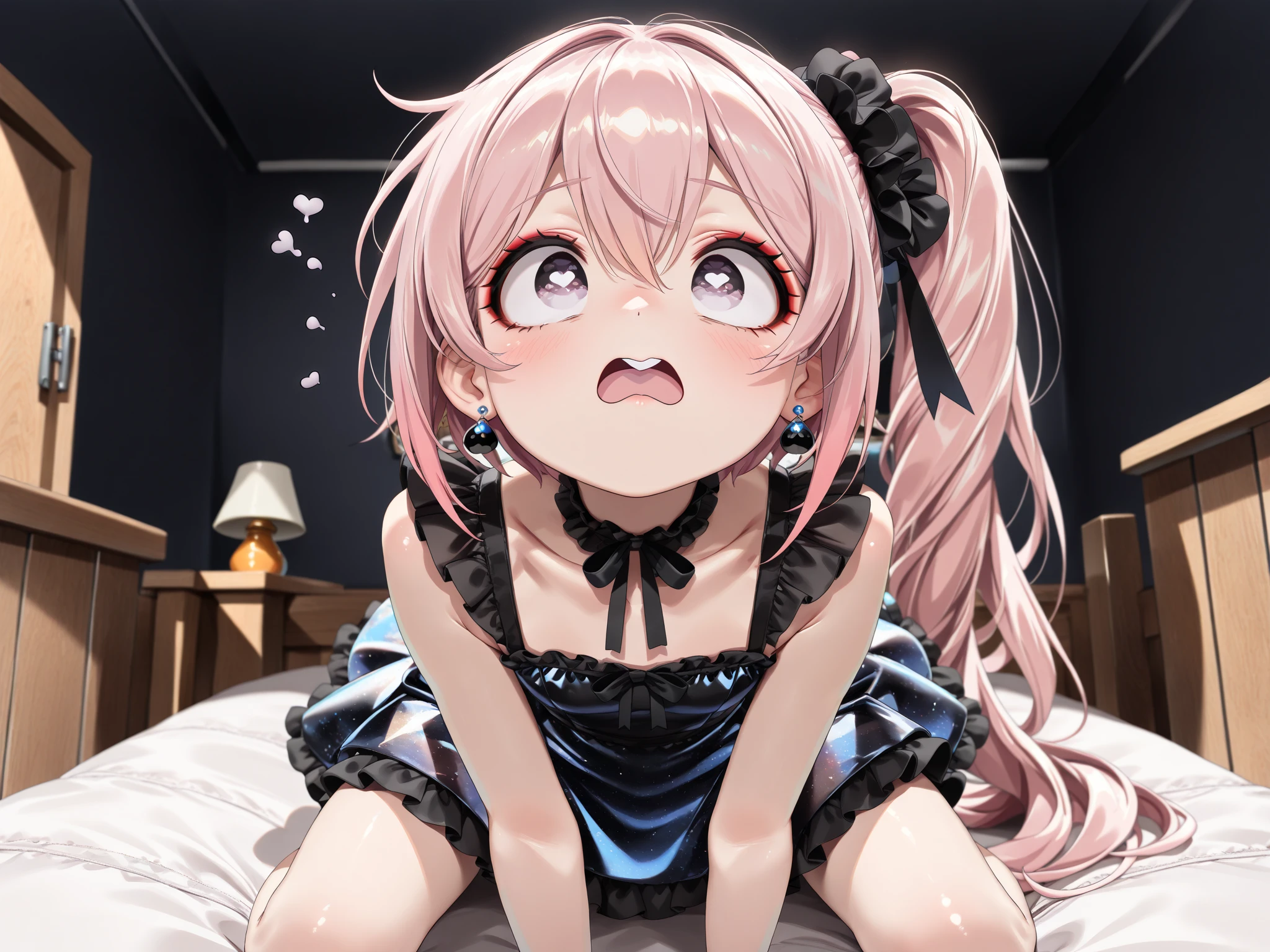 1girl,1boy ,,hair ornament, pov, detailed, Clothed, small , sexy , cute, blushing, messy hair, sex, l small penis, cum, hearts, sex, pov, bare shoulder, missionary, female orgasm, ahegao, cum on face, screaming in pleasure, long hair, messy hair, twintails ,extreme pleasure, hidden sex by clothing, maid uniform , sex,