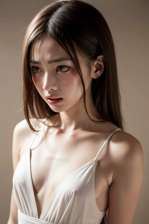 A nice and cute girl,Full body photo,Extremely beautiful and delicate, ((best quality)), ((masterpiece)), (detailed), perfect face((Cute teen Girl, young girl, R: 1.8), 15 yo, 15 years old girl, dark red lips detailed: 1.0, thai girl uniform, ((short hair pony style)),