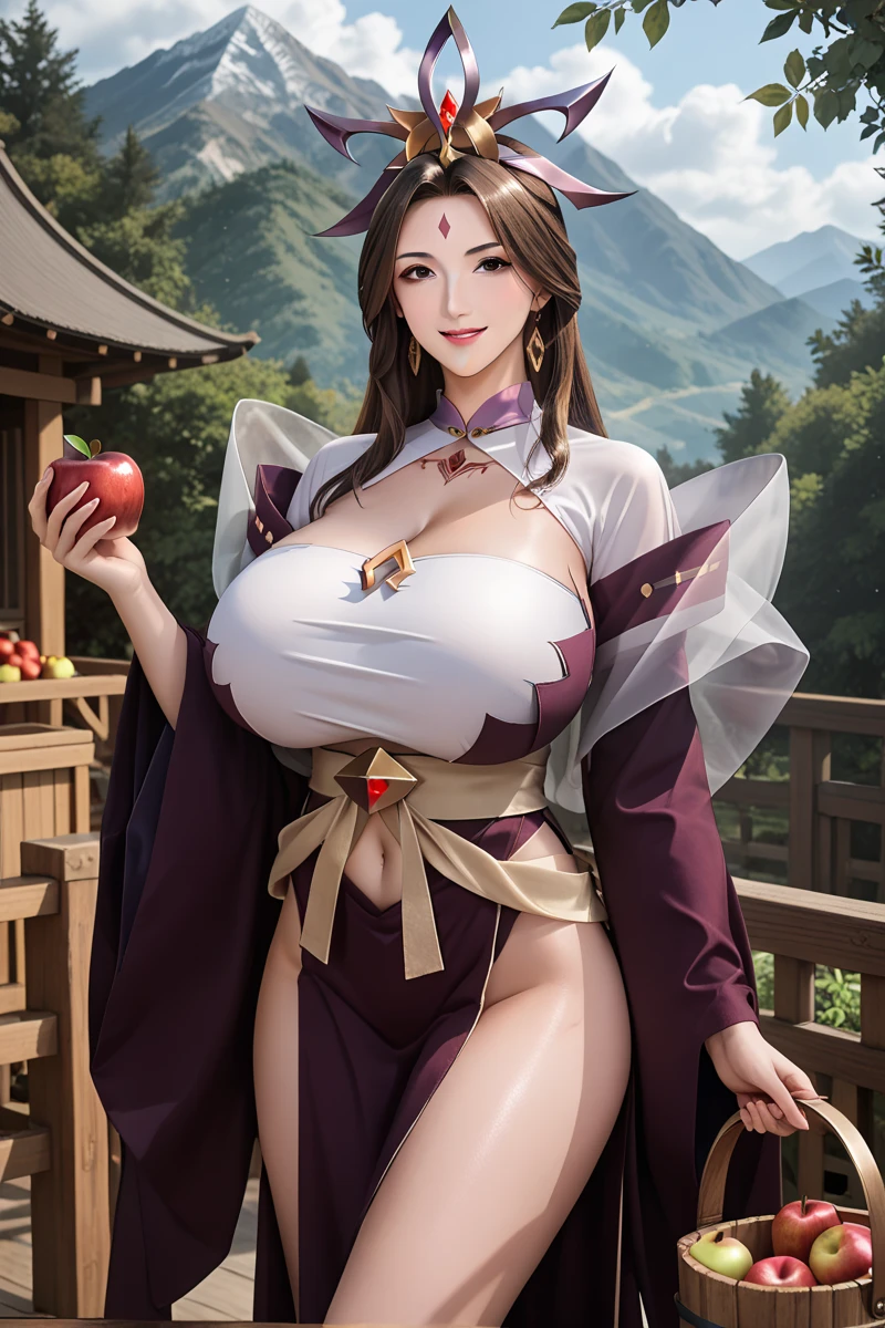 1girl,(RED theme: 1.2), (Velvet fabric Wedding dress: 1.2), (Ice flower cloak: 1.5), ,garden,moon,huge breasts,lactating,(lip gloss),(masterpiece), best quality, (real life portrait photography:1.5),unltra detailed,8K,Shot with a professional-grade camera like the Nikon D850,every intricate detail is captured, from the subtlest expression to the glimmer of anticipation in her eyes,Focus on thighs and above,,nanami