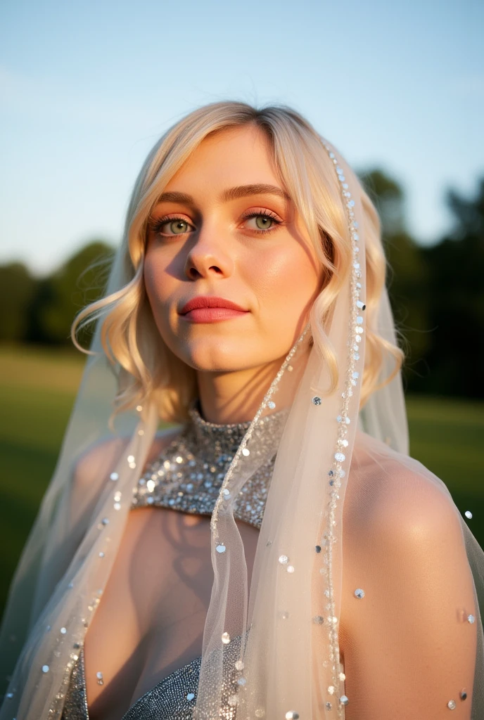 Sakura haruno, ((solo)), alone, bride, wearing a white wedding dress, queen, happy, ((forehead to show)), standing, entering the church, pink hair, short hair, delicate, young, short hair, detailed face, high definition, ((full body)), (flowers around her), full body, she is a beautiful woman getting married, face with high quality, beautiful, radiant