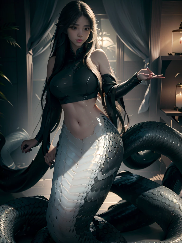 A dragon，Golden eye，tiny ears，Boy role-playing，Long tail，Tattoos all over the body，Colored scales，Favorable claws，There are lines，great proportion，full body shot shot，The background is changeable，anime big breast，illustration，a color，3D，Extremely high image quality，ultra - detailed，Ultra photo realsisim，High resolution resolution,full bodyesbian