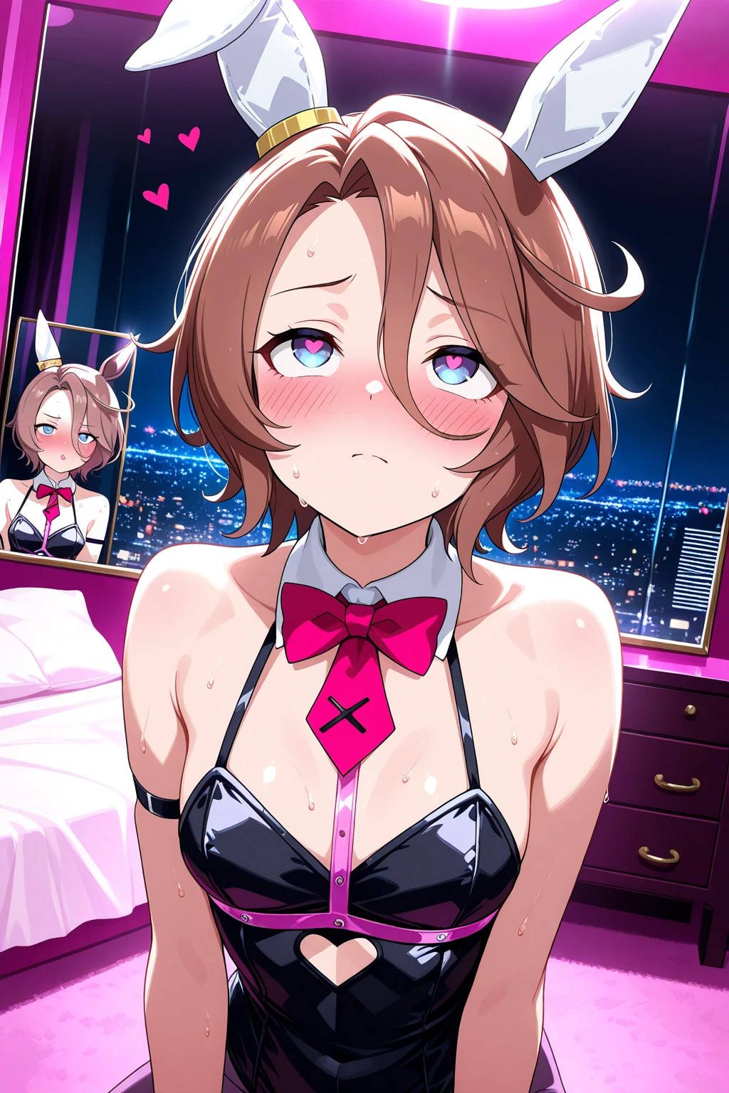 Browsing Caution:1.5,Ochako Uraraka, sorry、My hair is brown.,Naughty smile、 With eyes wide open、Bodysuits, Big Lips, outside, Curvy、((vagina:1.2、SEX、1 muscular boy, penis))、Overflowing sexual fluid、 (Girl trembling with sexual climax:1.5)、tearsが溢れている、Sticking out tongue,saliva,tears,Ahegao、confusion、35-year-old woman、Medium-sized breasts、Fuck from behind、Bent Over:1.5、The butt is facing the viewer、Elbows on the floor、Wide-open legs、
