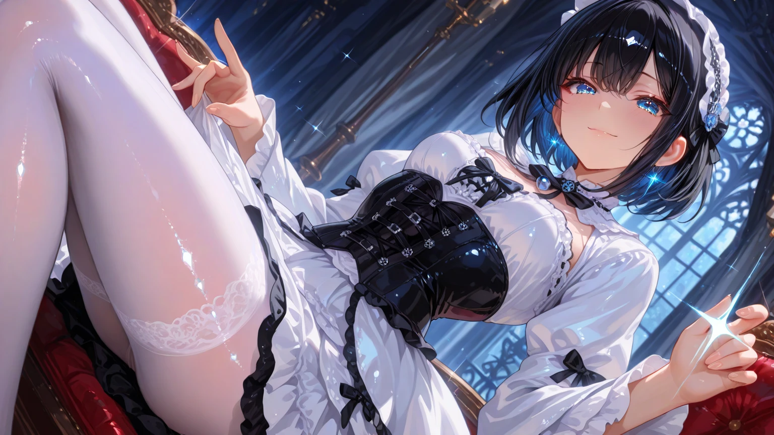 Pee all over the body from the front、Urine、the whole body is wet、1girl in, Toilet room, Sweep the urinal, kneeking, sponge, raunchy, pee, rubbish,, ​masterpiece, top-quality, ighly detailed、maid clothes、Bob hair Dark blue hair、White liquid all over the body、Yogurt all over the body、blue eyess、barechested