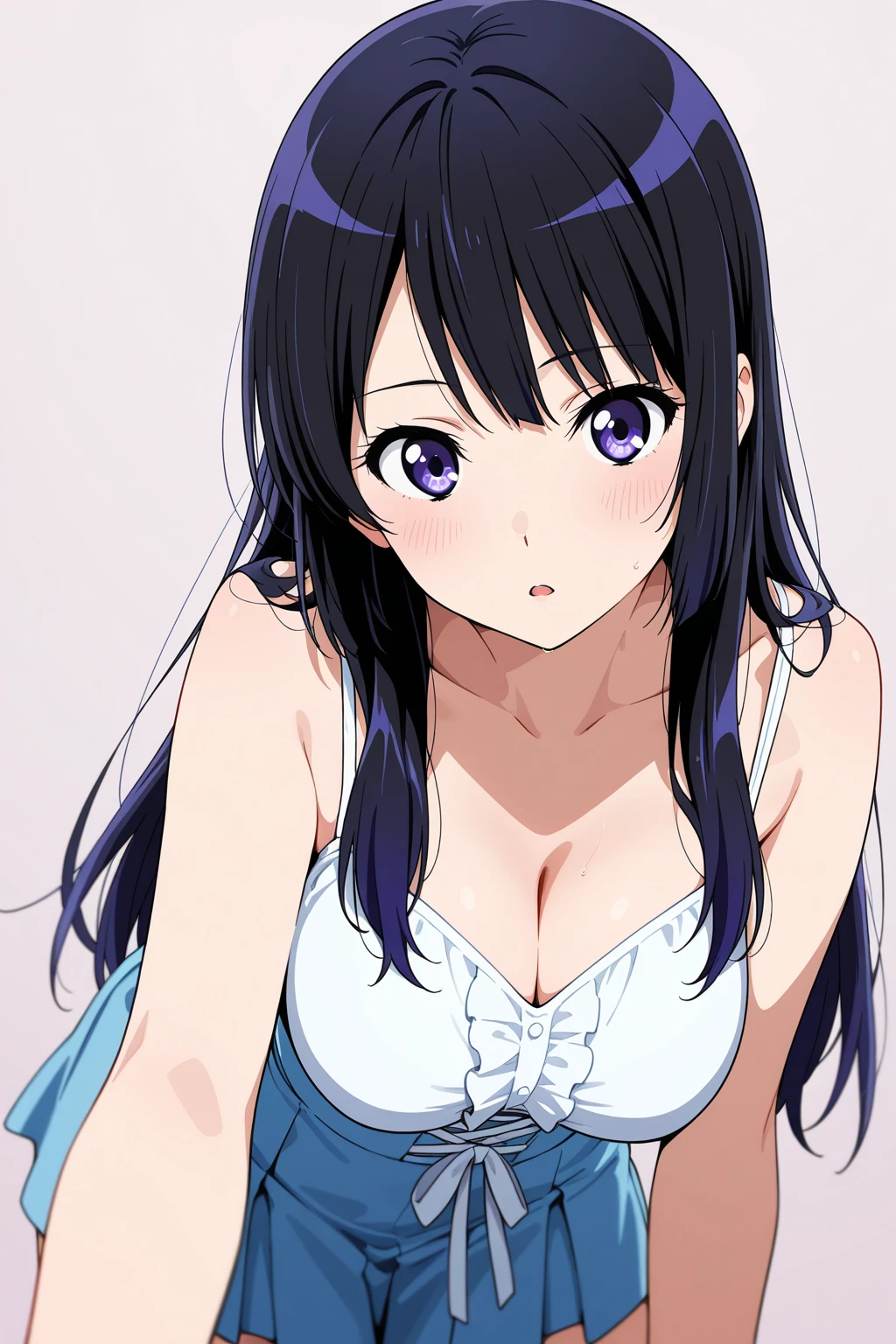 Love Live adult Kanan Matsuura, masterpiece, highest quality, gloss, clothing random, sensitive, beautiful background, transformed