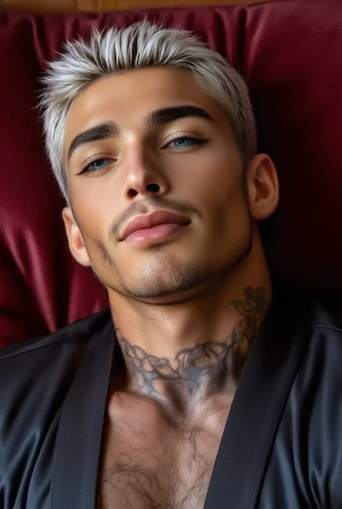 Model latino guys .  Blonde . Tatoo. Dressed