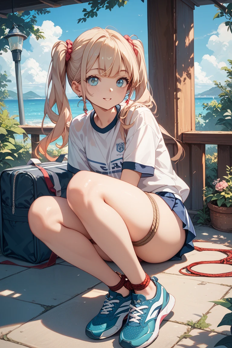 A high resolution,4k,k hd,Highly detailed face,Well drawn hands,Well drawn legs,Well drawn feet,(((well drawn eyes))),1girll, Beautiful detailed eyes, school uniform, High white stockings, Glossy glossy skin, Seaside, beach, Waves, High contrast, ((Masterpiece, Best quality)),ssmile