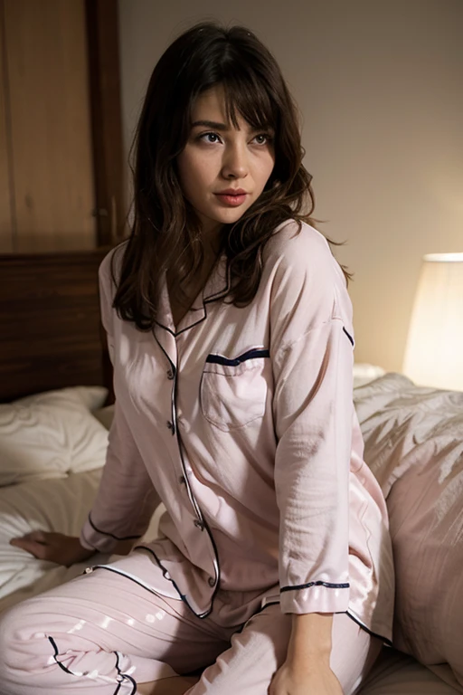 Gemma Arterton, pajamas clothes, sleeping