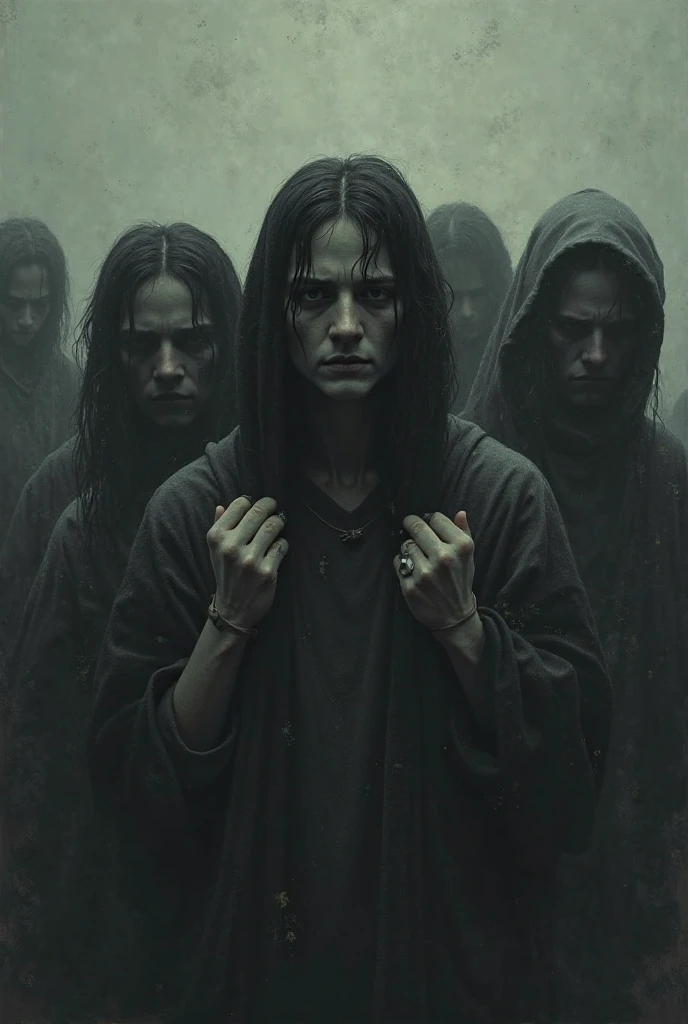 Pathetic women, black theme