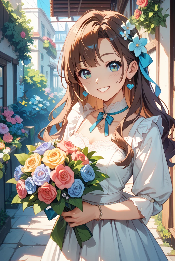 Flowers and clothes