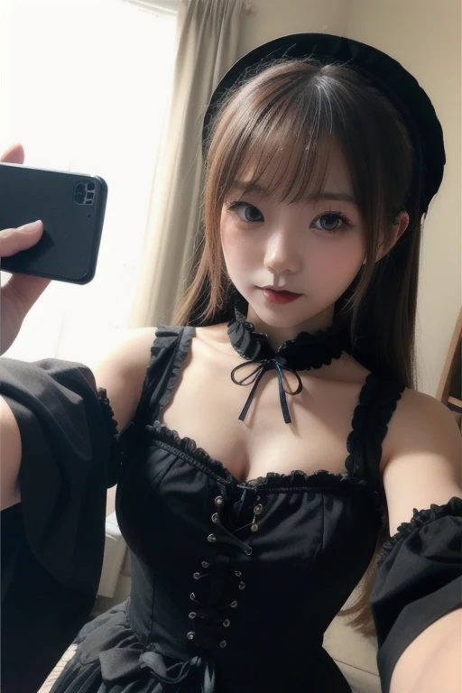 masterpiece, best quality, 1 girl, detailed beautiful face, (witch), (flat chest), (small breast), smiling, French braid, undressing