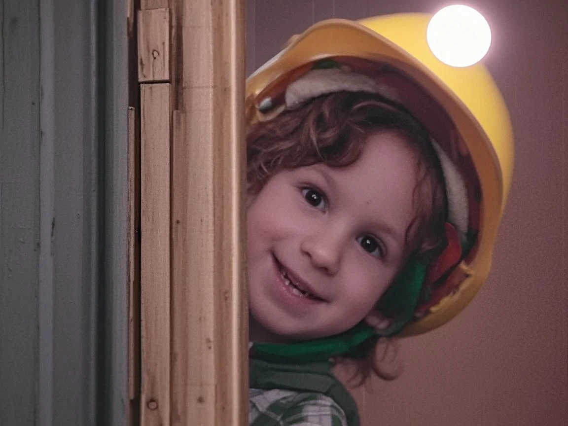 image of old Bob the Builder scared