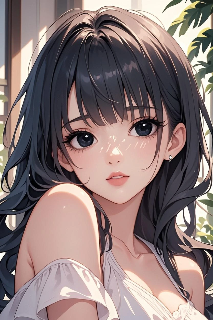 ((Highest quality)), ((masterpiece)), (detailed), One beautiful girl,Almond Eye,Every time a new morning comes, We chase our dreams, In the smiles and tears, Feeling my heart grow stronger,**Our journey never ends**,Close up of face