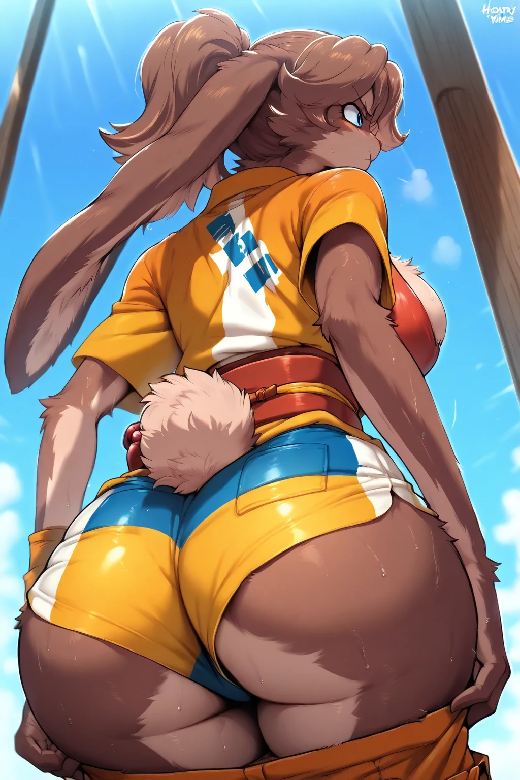 2girls,cropped sweater, midriff, sweater, detailed face, illustrated, Sexy pose,fullbody, camel toe, naked girl,