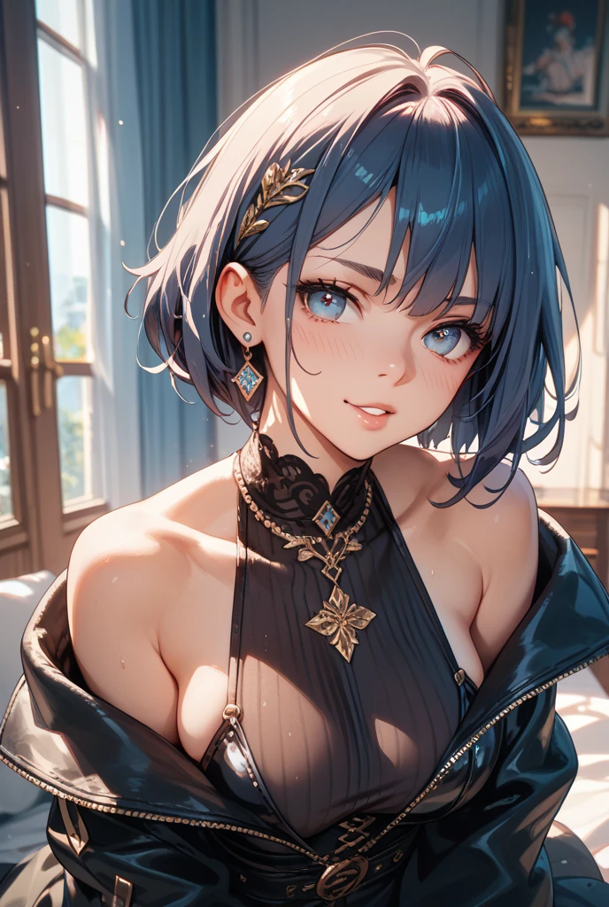 Kujo Sara|Genshin Impact,Ulzzang-6500-v1.1, (raw photos:1.2), (realistic:1.4), (Tiny micro bikini in mesh material...), gigantic bust, Beautiful girl captures details, very detailed Eyes and Face, Beautifully detailed eyes, Ridiculous, Incredibly Ridiculous, Big file size, มีvery detailed, high definition, very detailed, Highest quality, Masterpiece, Chemomimi, illustration, very detailed, CG, integration, 8k wallpaper, miraculous, great details, Masterpiece, best quality, highly detailed cg uniform 8k wallpaper, light on face, movie light, 25 year old girl, (no panties)), ((dynamic gesture))), (camel toe), (half), (tight pants), (Sit with your knees bent.))