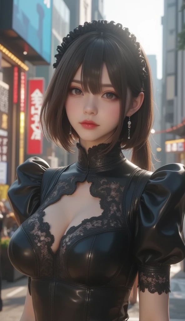 ((huge breasts)), Upper part of the body, Abs, Colorful