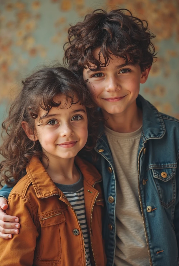 Banner with image of a , about 8 years old, white, slim, with straight black hair, a light brunette girl around 3 years old with brown, curly hair and a one-year-old boy with black, wavy hair