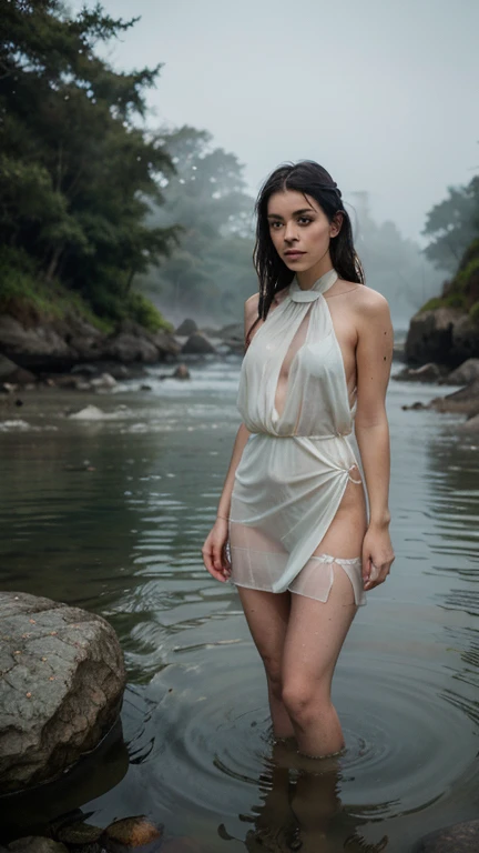 white woman in a transparent pink dress is sitting in the water, completamente nu. closeup fantasy with water magic, donzela bonita, wearing a dress made of transparent water. SEIOS NATURAIS. VAGINA Linda. clivagem, realistic oil painting, Ensopada, in water up to her shoulders, corpo inteiro molhado, louro, pintura realista bonita, nymph in the water, Retrato hiper-realista em um rio, arte de fantasia hiperrealista, Espirrar, pintura de fantasia realista, tiro bonito, profundidade de campo estreita, 8k, NSFW, Encharcado, ((embebido)), dripping water, dripping oil, roupas pesadas, soaked in oil, Molhado por toda parte, Batom Rouge, cabelo molhado pingando,